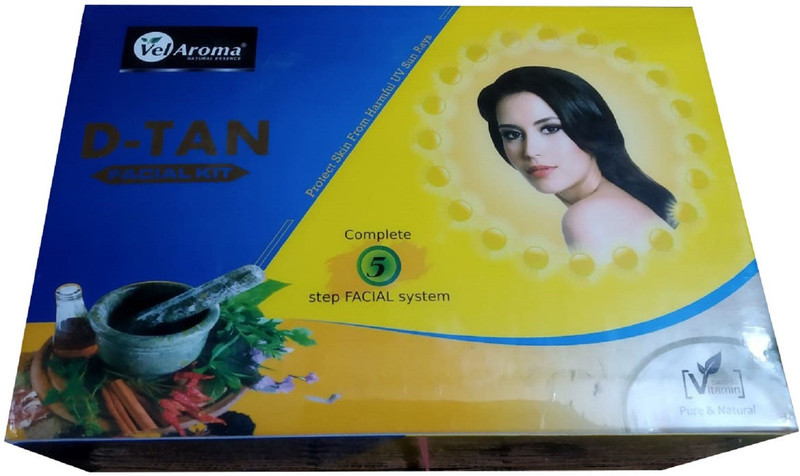 vel aroma 5 step skin radiant D-Tan facial kit 510 g