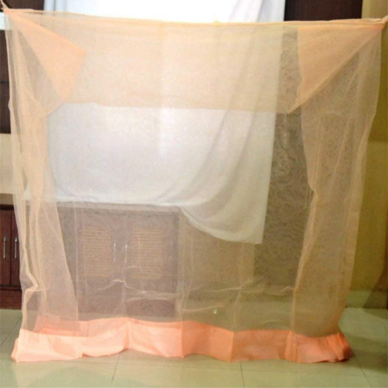 juglie Nylon Adults SINGLE-MOSQUITO-Orange Mosquito Net(Orange)