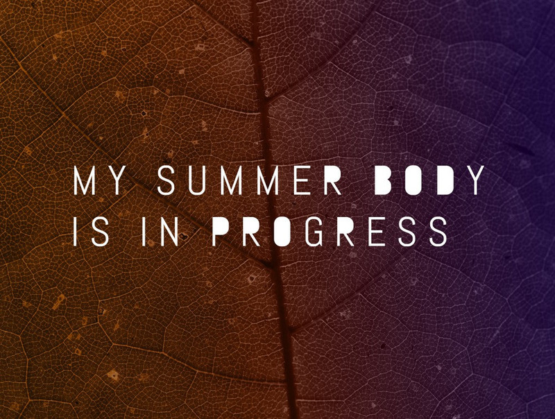 KD my summer body Sticker Poster|Motivational Poster Paper Print(12 inch X 18 inch, Rolled)