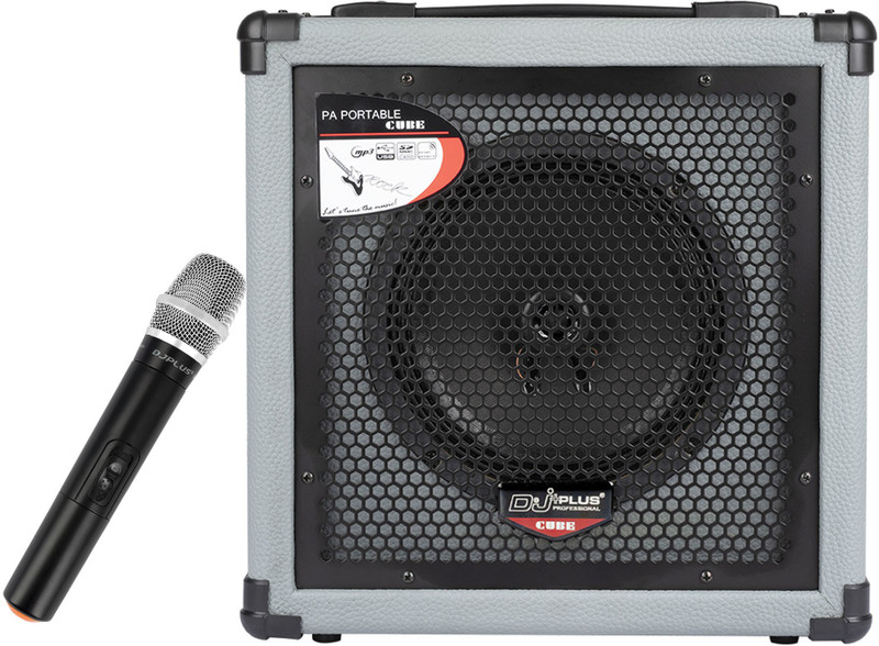 DJ PLUS PROFFESSIONAL DJPLUS PROFESSIONAL CUBE- 35BW 35BW with Bluetooth,USB,AUX Indoor, Outdoor PA System(35 W)