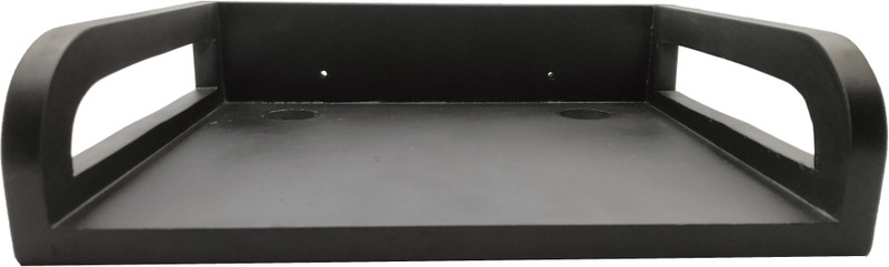 dru arts DruArts Wooden Wall Shelf(Number of Shelves - 1, Black)