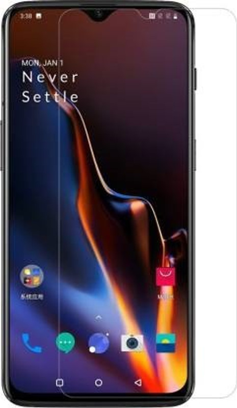 caseguru Screen Guard for OnePlus 7T (Frosted Silver, 8GB RAM(Pack of 1)