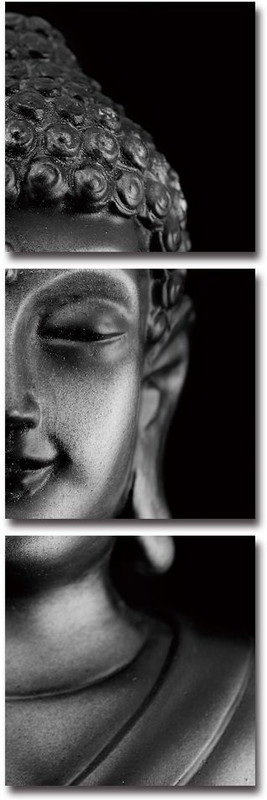 razwada Large Modern Art Buddha Theme wallpaper Poster Sticker HD Vinyl  Sticker(Pack of 1)