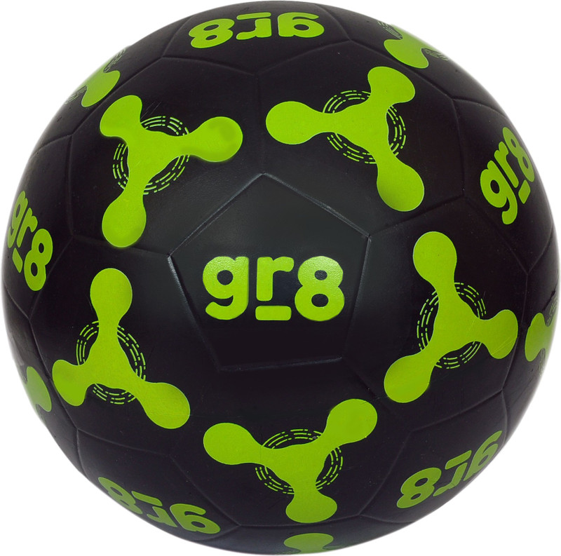 gr8 Leo Green Rubber Football - Size 5 Football - Size: 5(Pack of 1, Green)