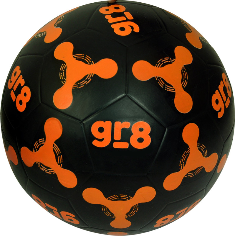 gr8 Leo Orange Rubber Football - Size 5 Football - Size: 5(Pack of 1, Orange)