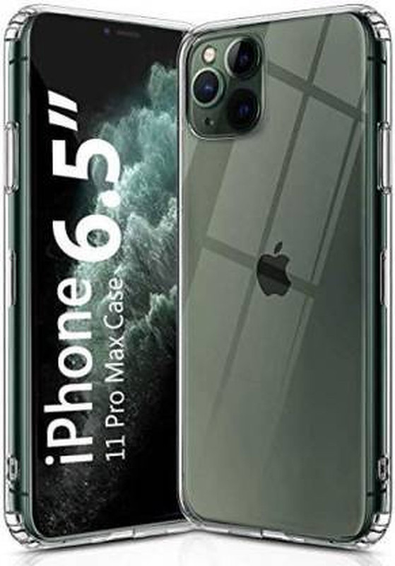 rs mobizilla Bumper Case for IPHONE 11PRO MAX(transparent, Silicon)