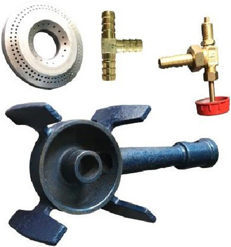 fozti Indian Iron Commercial Purpose Gas Stove Iron Manual Gas Stove(1 Burners)