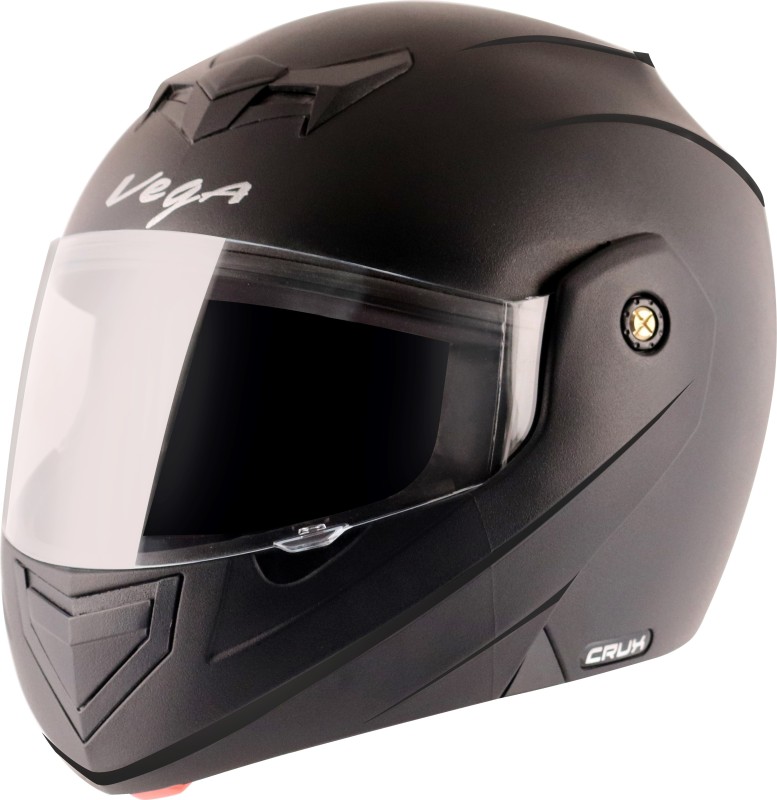 VEGA Crux Motorbike Helmet(Black)