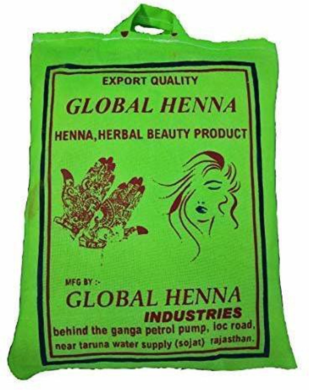 global henna industries ATURAL HENNA LEAVES POWDER 100% PURE CLOTH FILTERED(1000 g)
