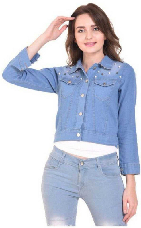 lufaa Full Sleeve Solid Women's Denim Jacket