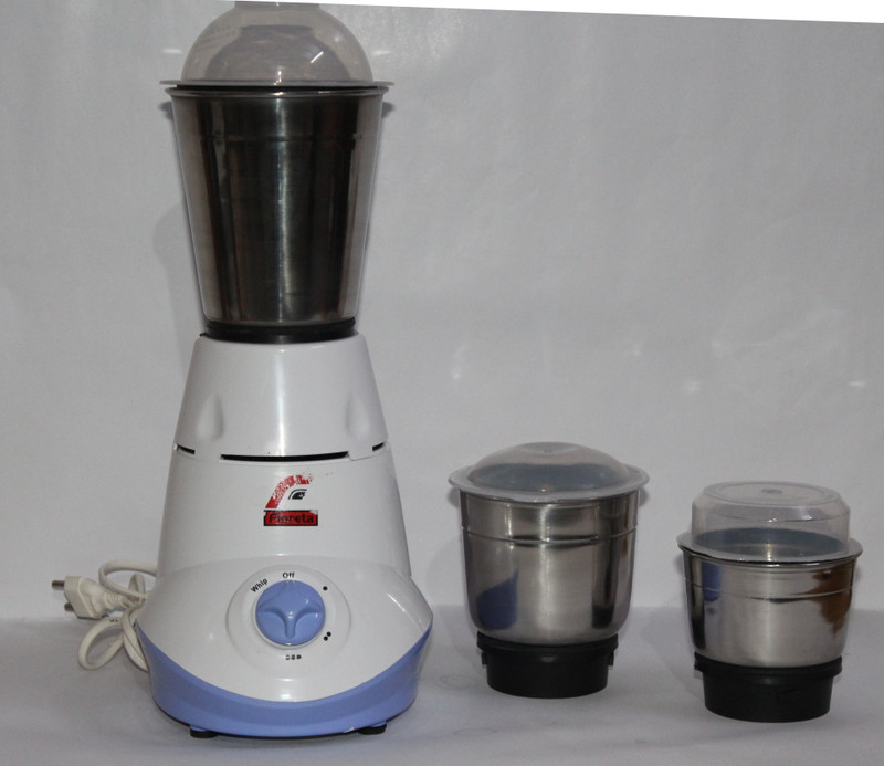 floreta BIG MIXER GRINDER FIM-653 BM 650 Mixer Grinder(White, Blue, 3 Jars)