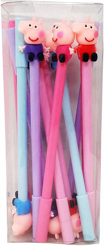 poksi peppa pig Gel Pen(Pack of 4)