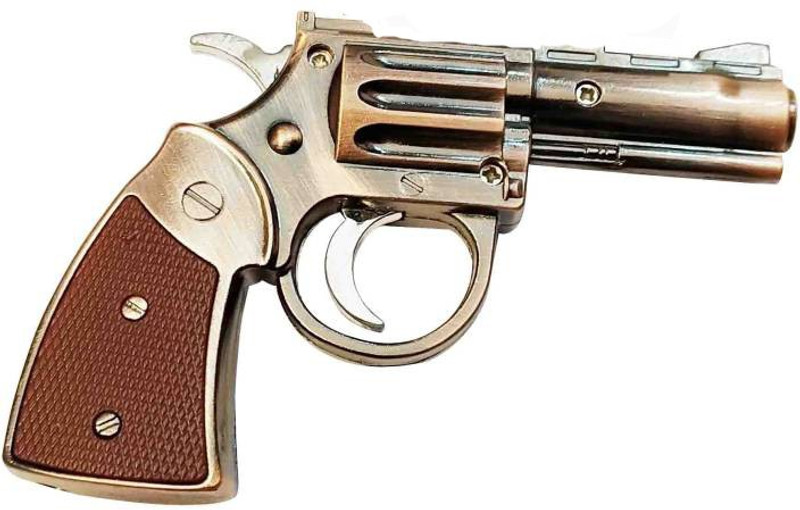 triangle ant Gun Look Premium Quality Stylish Refillable Cigarette Lighter Pocket Lighter(Brown)
