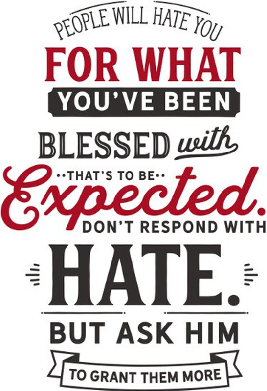 KD people will hate you Poster|islamic poster Paper Print(12 inch X 18 inch, Rolled)
