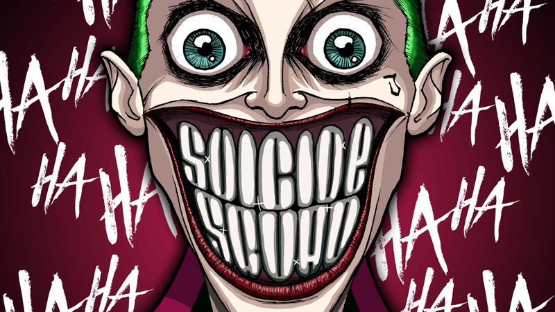 KD Joker sitcker poster|poster for room Paper Print(18 inch X 12 inch, Rolled)