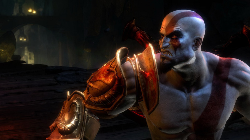 KD God of War-kratos sticker poster Paper Print(18 inch X 12 inch, Rolled)