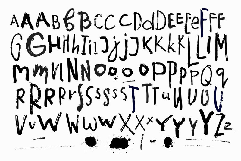 KD small and capital letters Sticker Poster Paper Print(18 inch X 12 inch, Rolled)