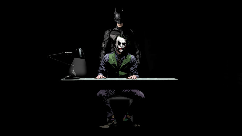 KD Joker sitcker poster|poster for room Paper Print(18 inch X 12 inch, Rolled)