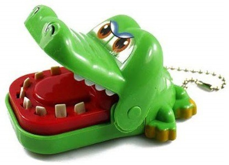 fajal enterprise New Cartoon Animal Toy Crocodile Dentist Bite with Keychain Mouth