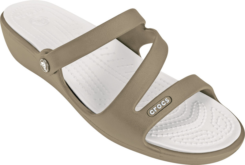 Crocs Women Green Flats