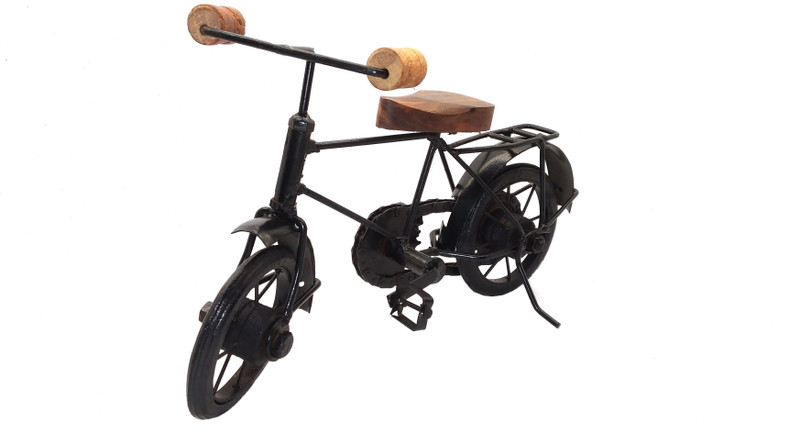 dru arts Decorative Showpiece  -  16.5 cm(Iron, Black)