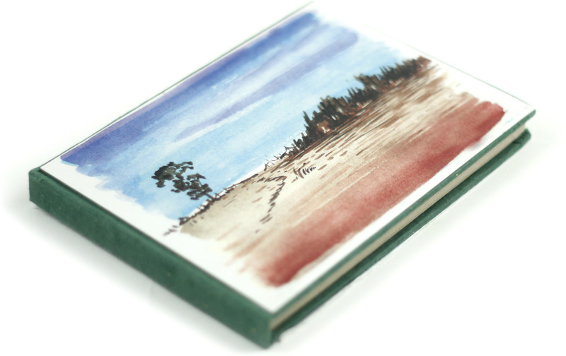 resha Sketch Book 72 Sheets 144 Pages, 5 Inch X 7 Inch Beach Sketch Pad(White, 72 Sheets)