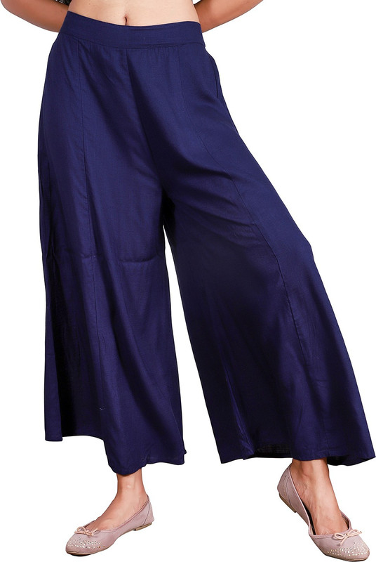 up2date Relaxed Women Blue Trousers