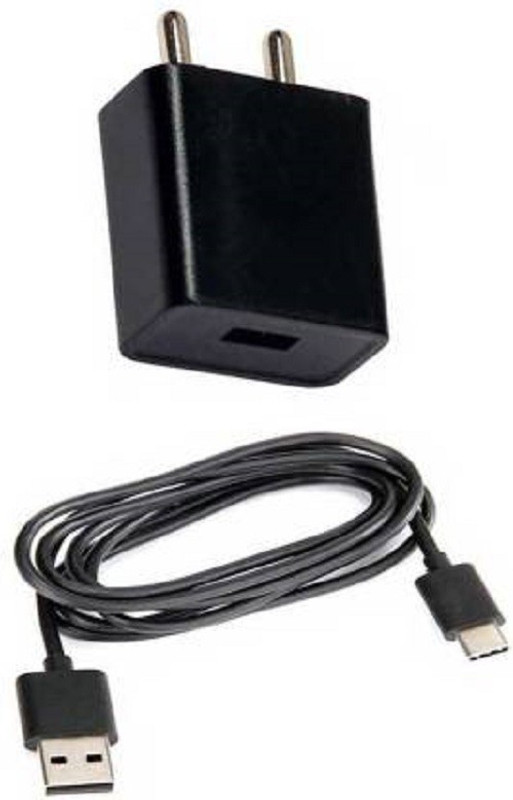 dolevas 3.4A Black Fast Charge C-Type Mobile Charger (Black, Cable Included) 3.4 A Mobile Charger with Detachable Cable(Black)