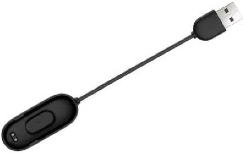 caseguru Compatible for usb Charging Data Cradle Dock Cable Charger 0.2 m Power Cord(Compatible with mi band 4, Black)