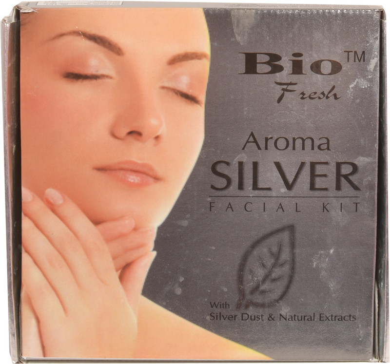 shanaz fashion BIOFRESH pure herbal aroma SILVER facial kit with silver dust and natural extract 250 g