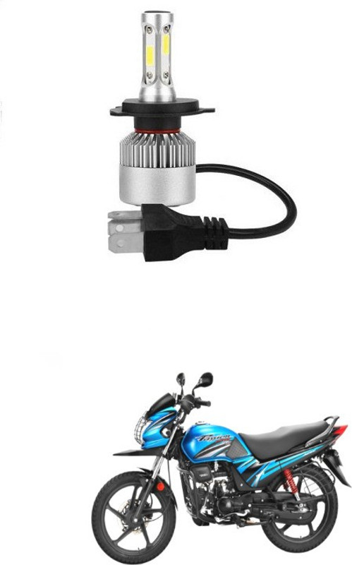 PRTEK 0076 Headlight Motorbike LED for Hero (12 V, 35 W)(Passion Pro, Pack of 1)