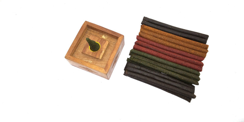 dru arts DruArts1118 Herbal, Chandan, Rose, Mogra Agarbattis(200 Units)
