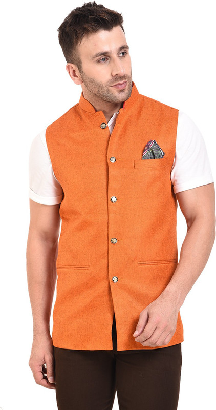 maximilian shop Sleeveless Solid Men's Jacket