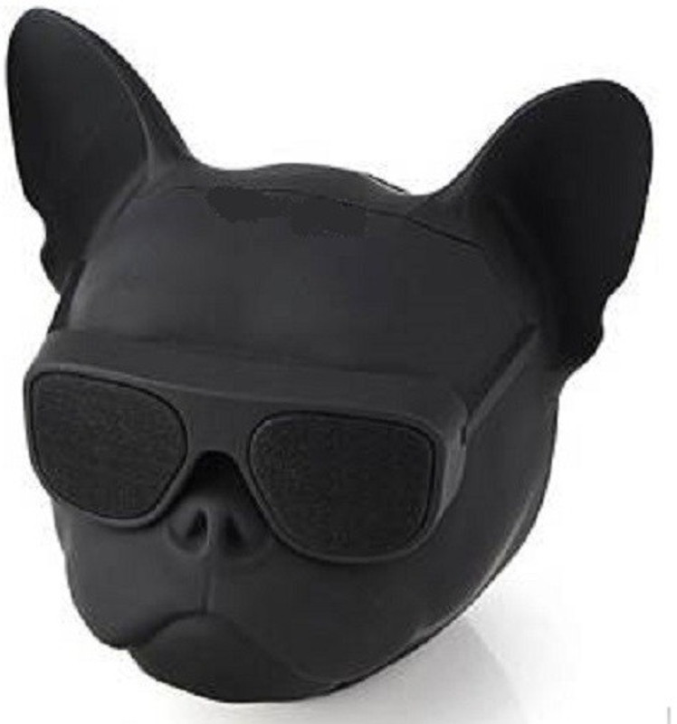 stacy Bluetooth Speaker Dog Head Stereo Bass Portable Wireless 10 W Bluetooth  Speaker(Black, 4.1 Channel)