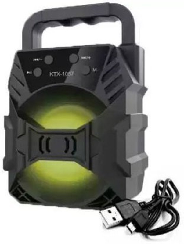 techobucks Portable Design Speaker Ultra loud 3D Boom Beat sound 6 W Bluetooth  Speaker(Black, Stereo Channel)