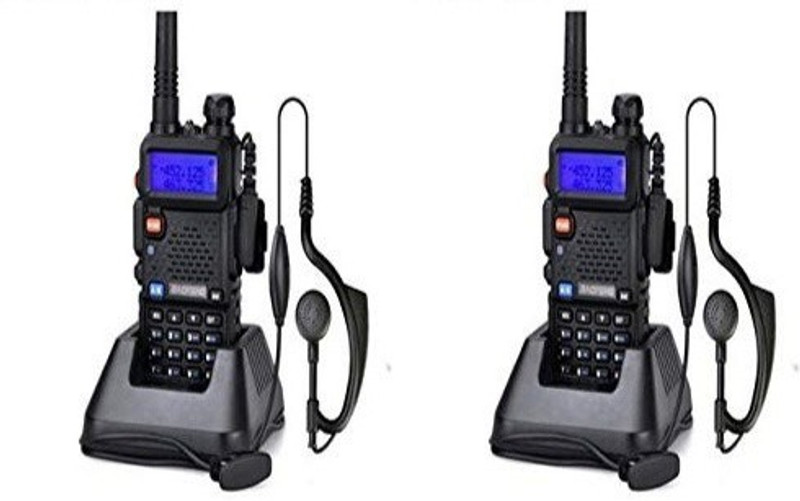 spydo uv5r walkie talkie uhf400-470mhz uv5r 4way radio walkie talkie uhf400-470 Walkie Talkie(Black)
