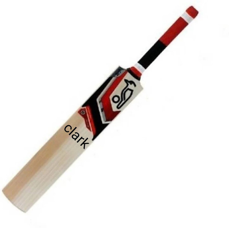 clark red black kasmir cricket bat Kashmir Willow Cricket  Bat(900gm=1kg kg)