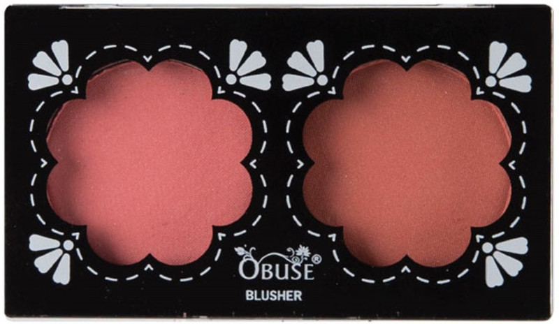 obuse mini 2 colour travel blusher kit -02(multicolour)
