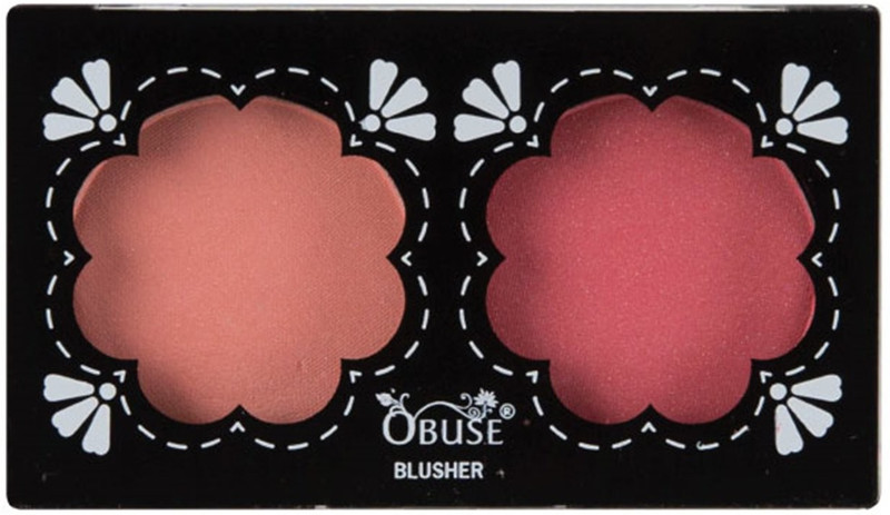 obuse mini 2 colour travel blusher kit -03(multicolour)