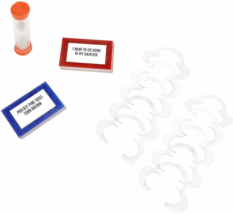 manvi speak Out Game, Mouthpiece Challenge Game for Families and Kids Board Game