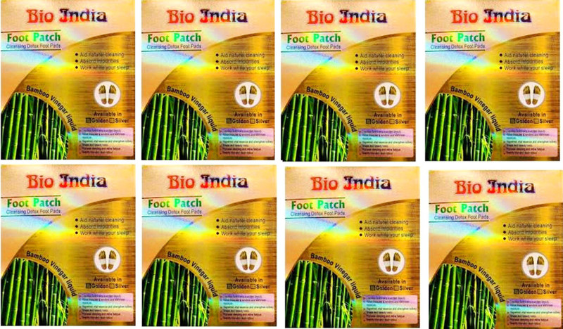 bio india detox foot pads patches cleansing natural adhesive(600 g)