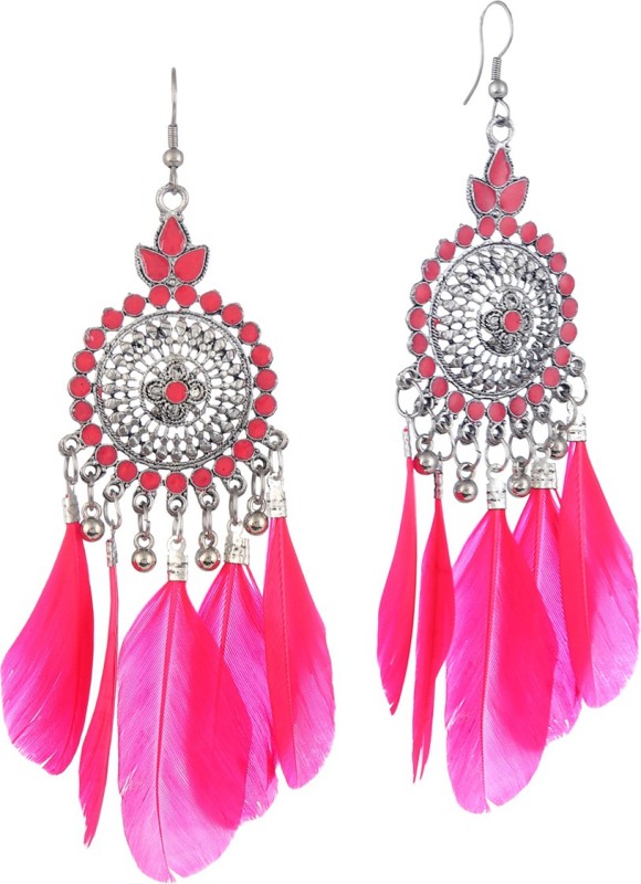Darshini Designs Traditional party wear voho thread earrings for girls Alloy Stud...