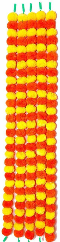 brown leaf Plastic Garland(Multicolor)