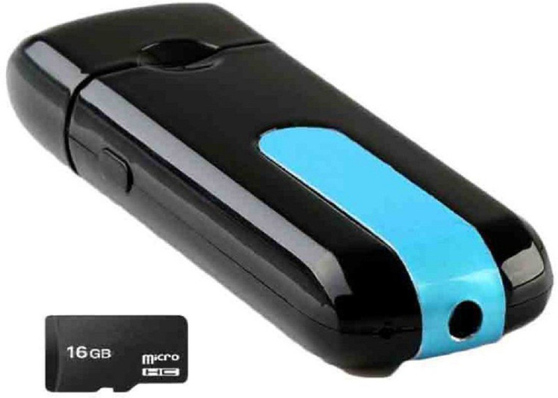 spyguru Spy USB Pen drive camera with 16 GB Micro SD Card Security Camera(1 Channel)