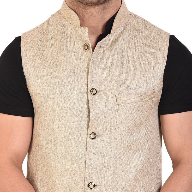 maximilian shop Sleeveless Solid Men's Jacket