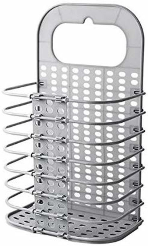 venja 10 L Grey Laundry Basket(Plastic)