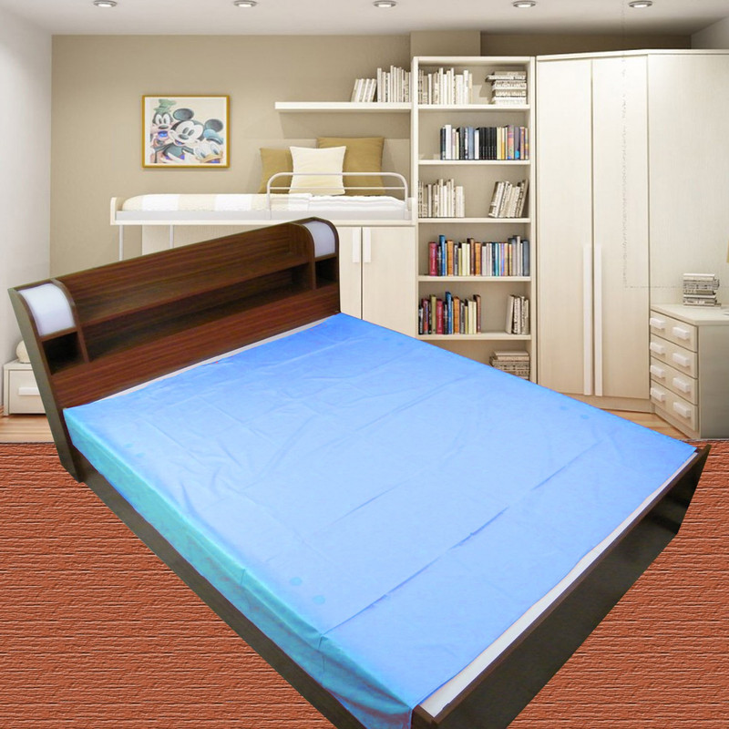Nonibud Plastic Baby Bed Protecting Mat(SkyBlue, Extra Large)