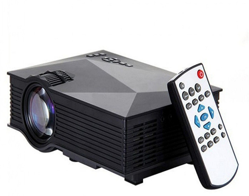dkian Series 2019 Edition unic UC46 mini full hd LED Wifi Projecto Portable Projector(Black)