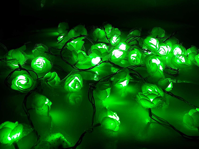 silvoswan 196 inch Green Rice Lights(Pack of 1)
