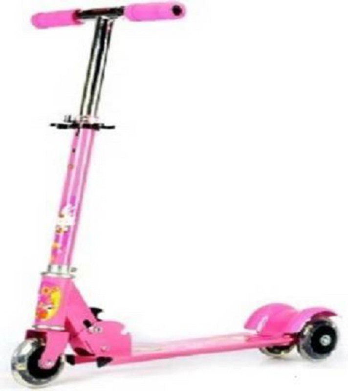 pari enterprises 3 Wheel Height Adjustable Scooter For Kids Outdoor Scooter (Pink) Manual scooter Scooter(Pink)
